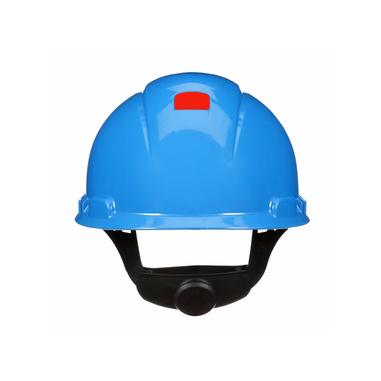 blue safety helmet