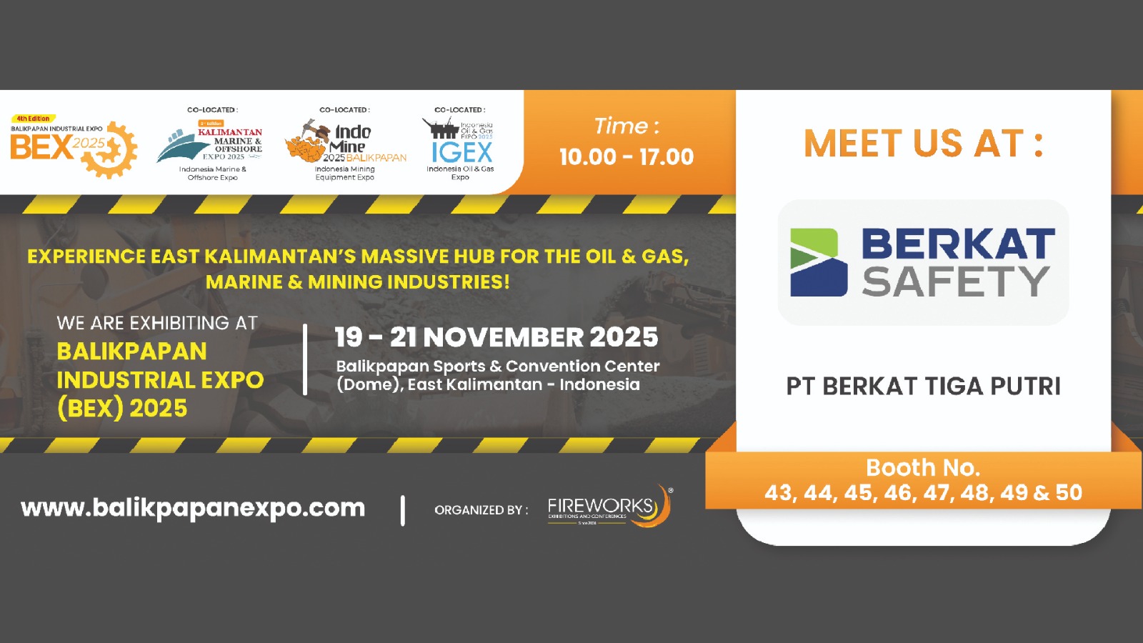 WE ARE EXHIBITING AT BALIKPAPAN INDUSTRIAL EXPO (BEX) 2025