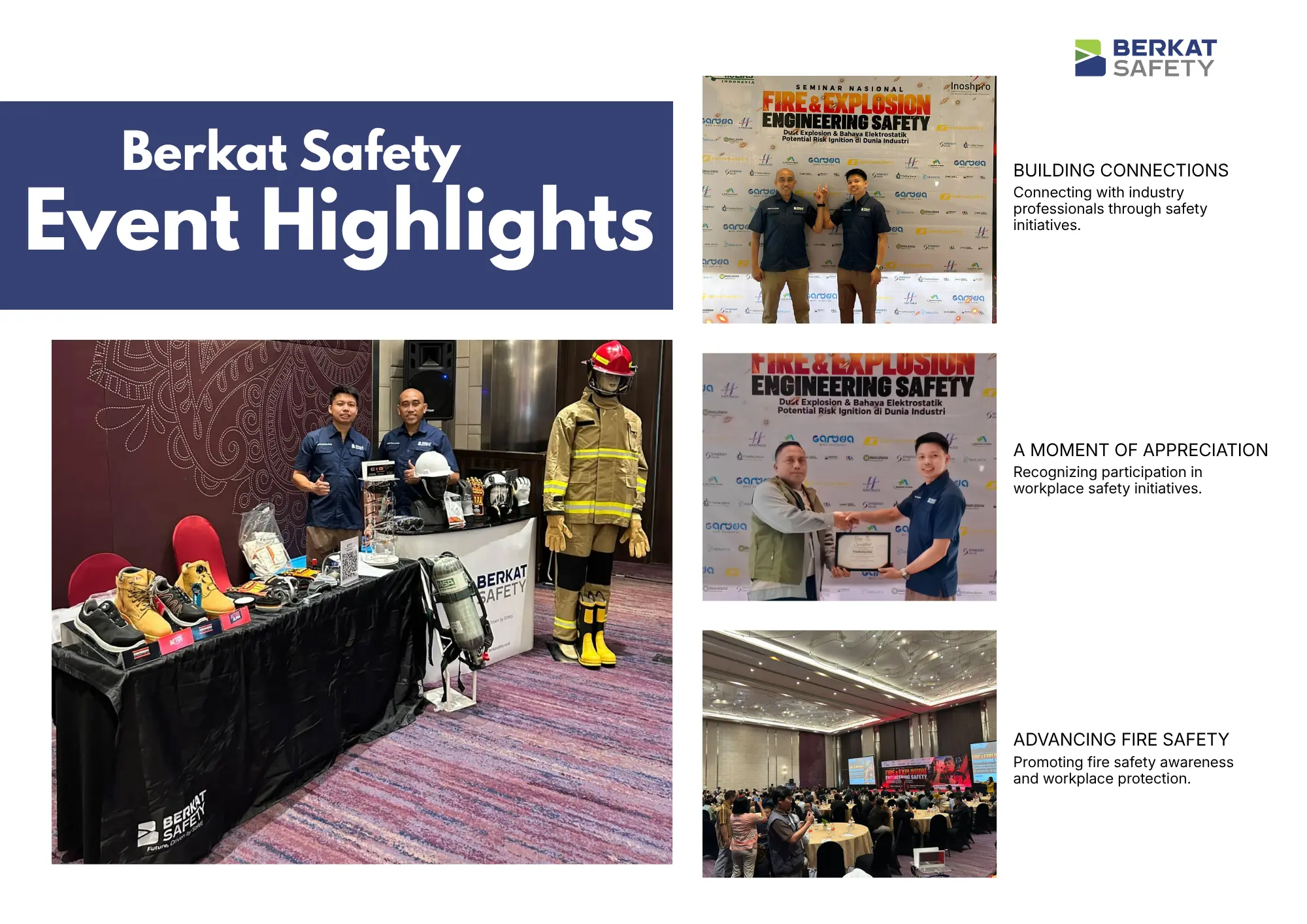 Berkat Safety Berpartisipasi dalam Seminar Fire Safety 2026 ASLIK3 Indonesia